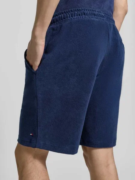 Szorty dresowe o kroju loose fit z czystej bawełny model TOWELLING SWEATSHORTS' Tommy Hilfiger