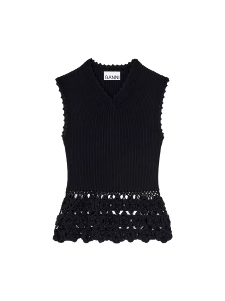 Sweter Ganni czarny