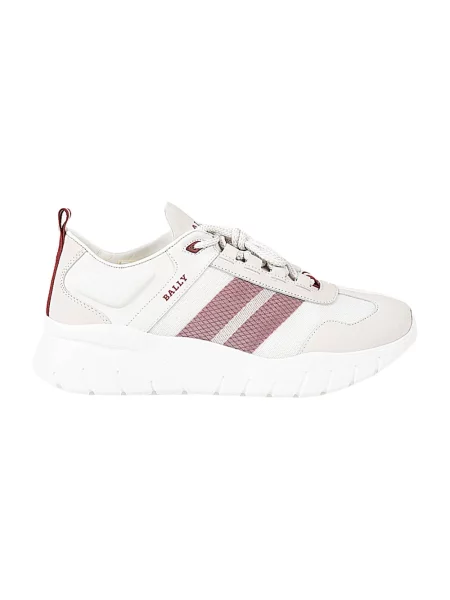 Sneakersy Bally skórzane białe