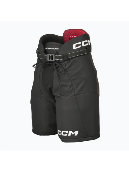 Pantaloni de hochei pentru copii CCM Next YTH black negru