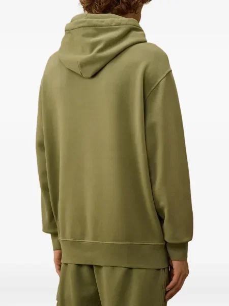Hanorac cu glugă C.p. Company cu broderie verde