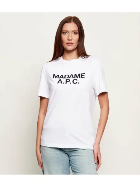 A.P.C. Tricou Madame | Straight fit alb