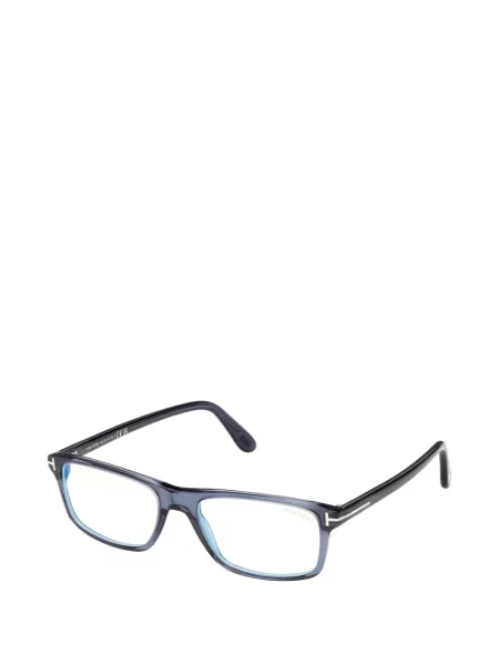 Правоъгълни слънчеви очила Tom Ford Eyewear синьо