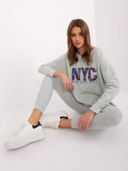 Geacă Fashionhunters melange gri