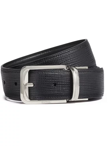 Curea Zegna din piele negru