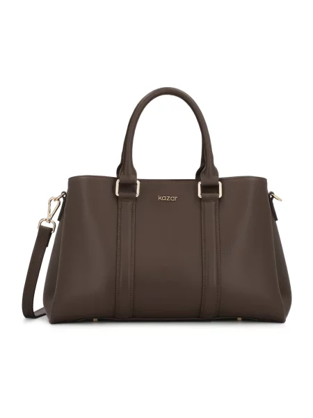 Torebka Kazar elegancka brązowa