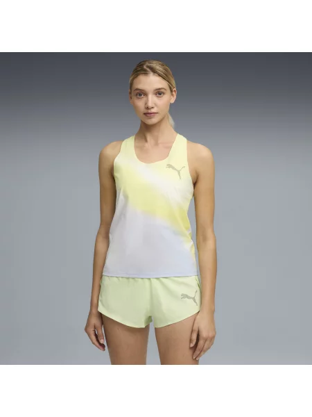PUMA koszulka bez rękawów do biegania Lightspeed ULTRAWEAVE Graphic Odzież S szary