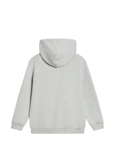 Dětska mikina s kapucí Woolrich šedá