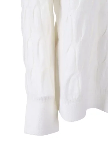 Pulover Max Mara tricotate alb