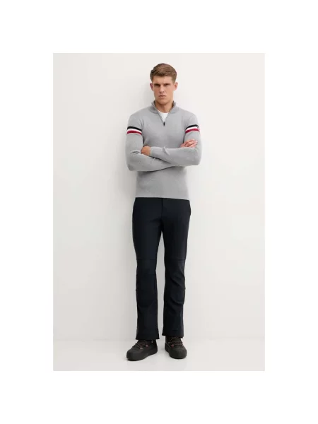 Sweter Fusalp wełniany szary