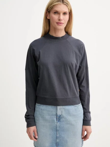 Блуза с дълги ръкави G-Star сиво