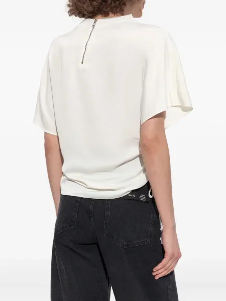 Șnur de strângere tricou Allsaints alb