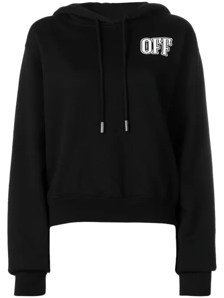 Pulover Off-white din jerseu alb