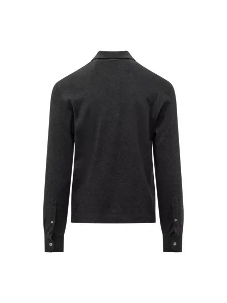 Koszulka polo Zegna szara