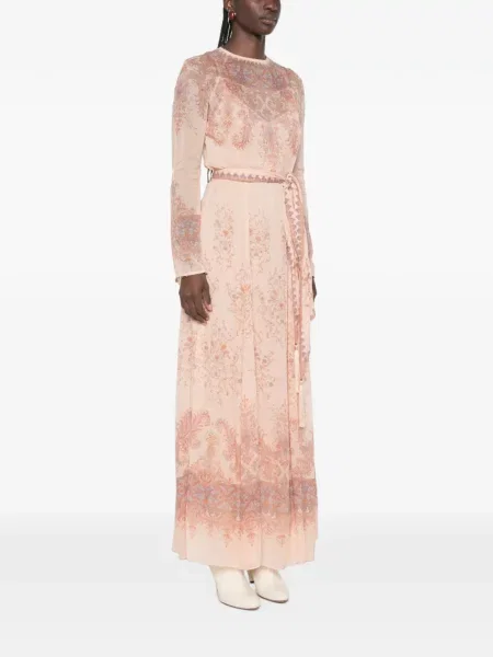 Rochie Zimmermann cu imagine cu model paisley roz