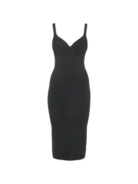 Rochie midi L'agence cu bretele negru