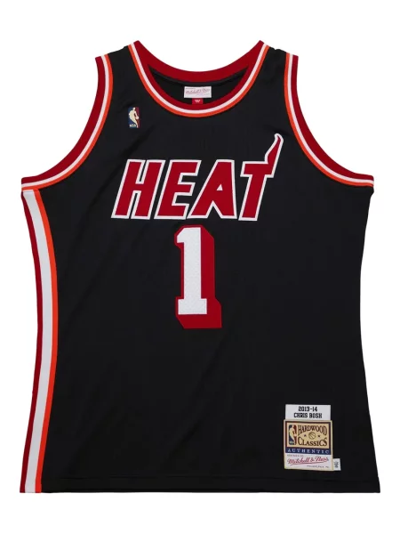 Cămașă Mitchell & Ness din jerseu negru