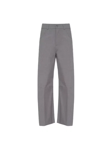 Spodnie Soallure wełniane szare
