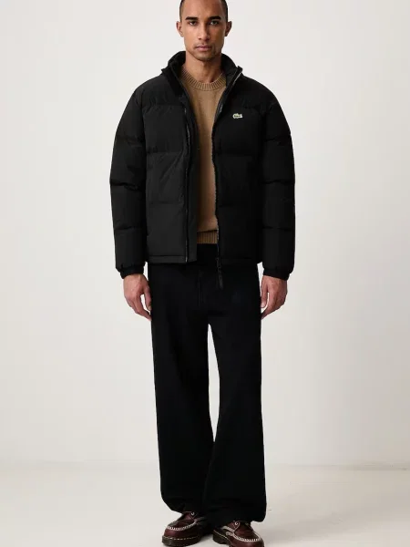 Lacoste geacă cu puf pentru bărbați negru