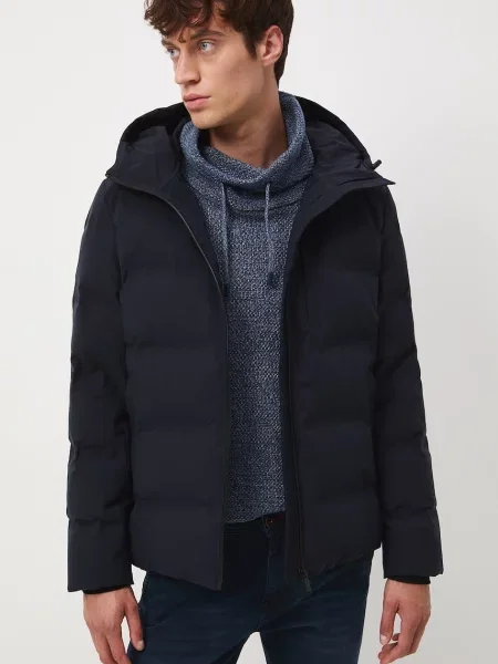 Medicine geaca de puf marin de iarna albastru