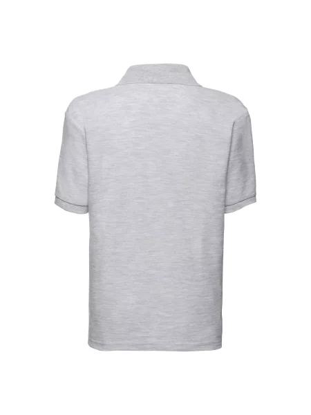 Tricou polo copii Fruit Of The Loom gri