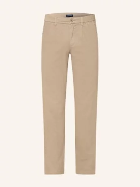 Strokesman's Chino Kalhoty Regular Fit světle hnědá