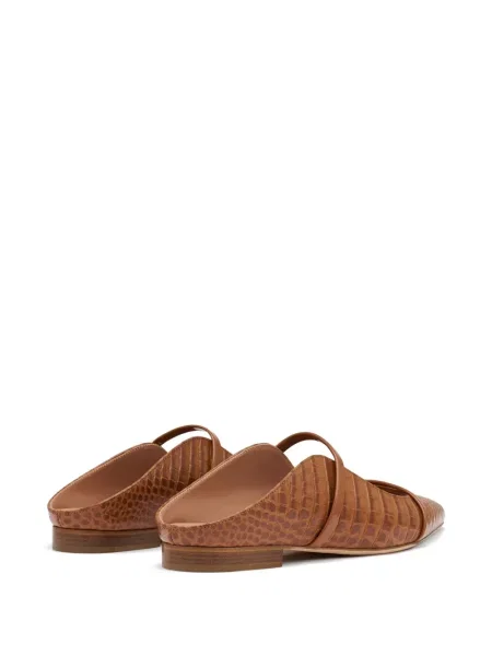 Papuci tip mules Malone Souliers maro