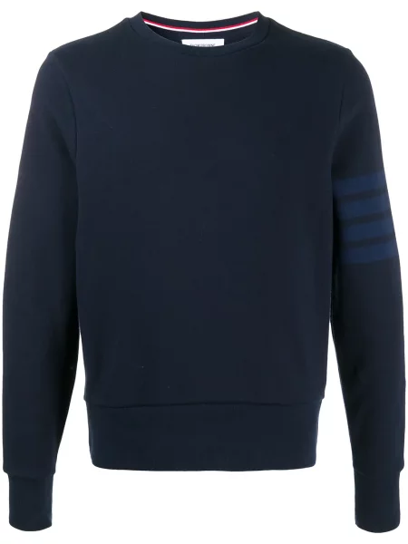 Hanorac crewneck Thom Browne albastru