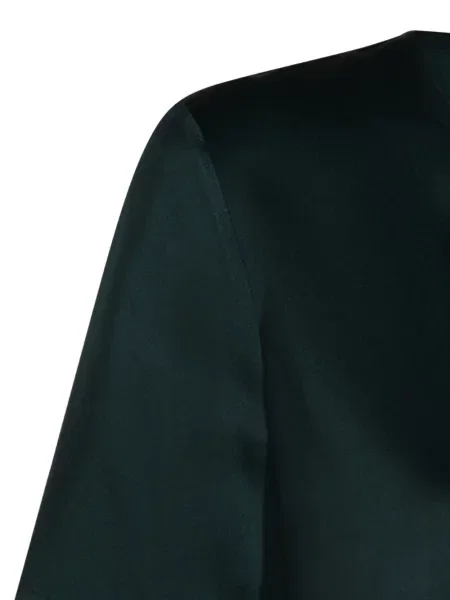 Scurt tricou Antonelli din satin verde
