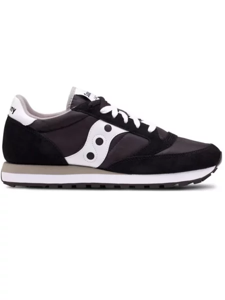 Sneakersy Saucony Jazz skórzane do biegania czarne