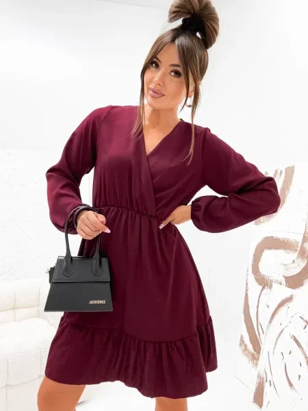 Rochie mini Resti cu volane de costum