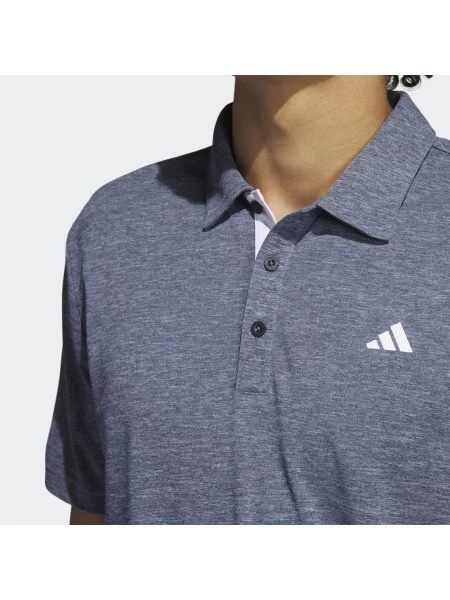 Koszulka adidas Poloshirt Performance Drive Heather niebieska