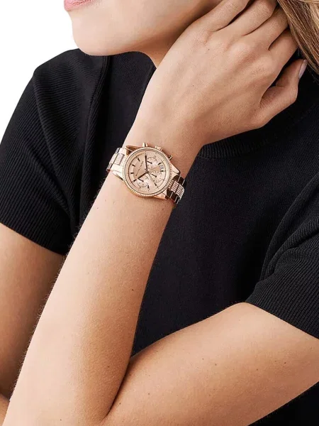 MICHAEL Michael Kors Analóg órák RITZ arany / átlátszó rózsaszín