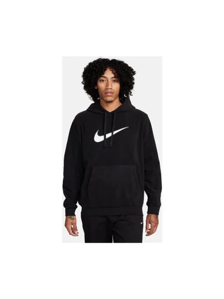 Hanorac din fleece Nike din fleece negru