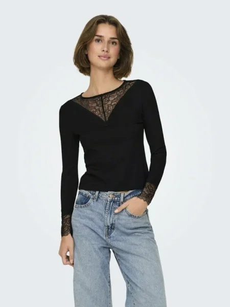 JDY Tricou ROXY' negru