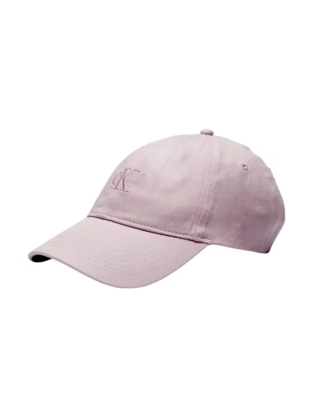 Czapka z daszkiem Calvin Klein z logo różowa