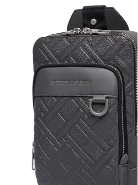 Crossover torbica Tommy Hilfiger Th Flag Slingpack siva