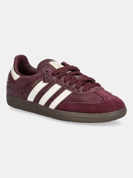 ADIDAS ORIGINALS Nizke superge Samba kostanj rjava bela