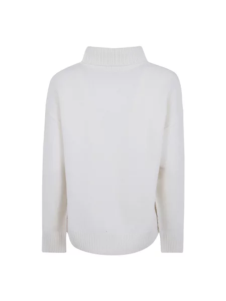 Sweter Ami Paris wełniany biały