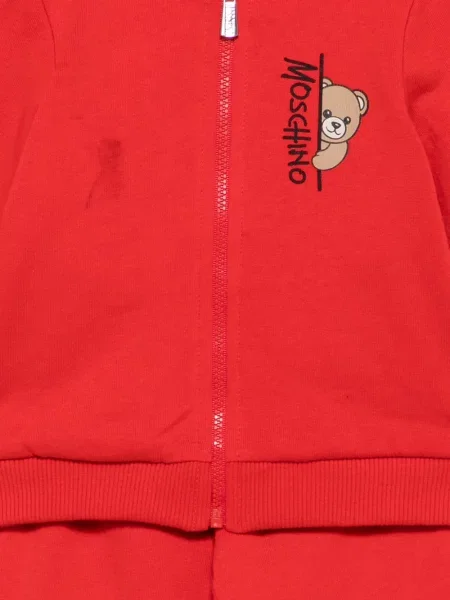Komplet dresowy dziecięcy Moschino czerwony