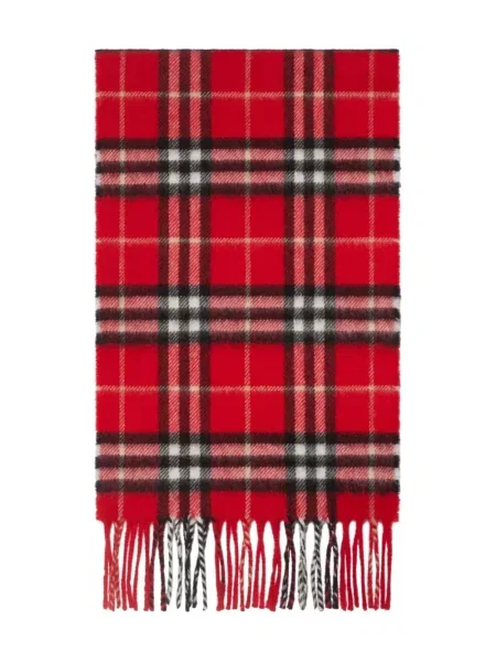 Szal dziecięca Burberry czerwona