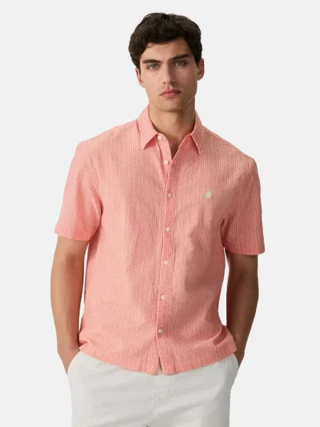 Next Košile zelená / pastelově zelená / melounová / pastelově červená