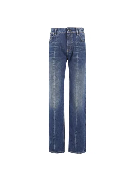 Jeansy Versace ze stretchu niebieskie