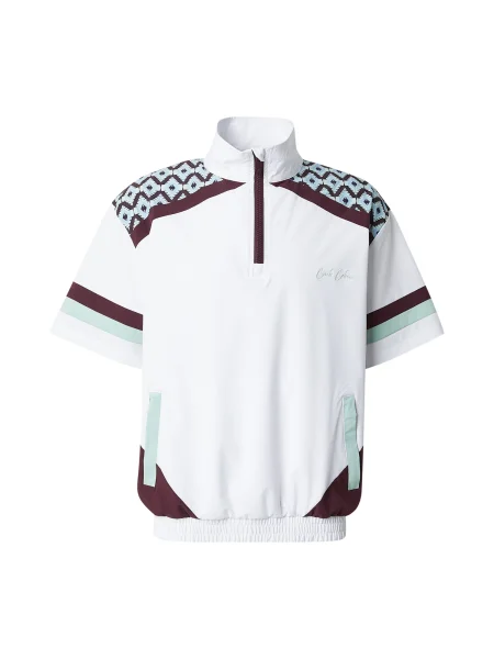 Carlo Colucci Majica svetlo bež / rjava / zelena bela