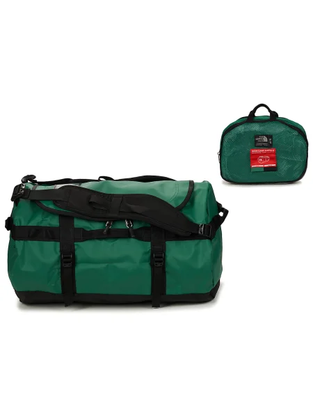 Cestovná taška The North Face Base Camp Duffel S 50 l evergreen/black čierna