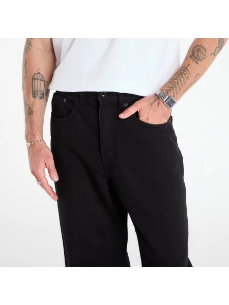 Spodnie Vans Baggy Denim Pant Black czarne