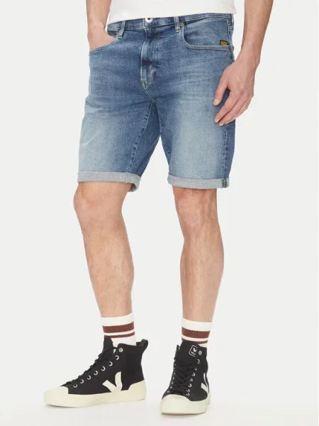 G-Star Raw Džínové šortky modrá