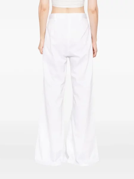 Pantaloni Blaklace alb