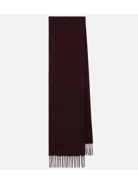 Fular Max Mara cu franjuri de lână