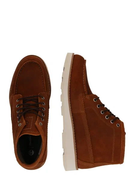 TIMBERLAND Bocanci cu șireturi ruginiu maro